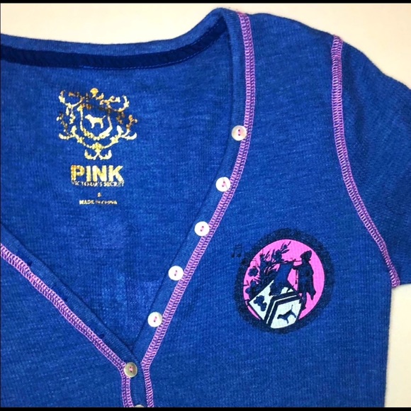 Victoria’s Secret Pink thermal with deep V-neck - Picture 6 of 8